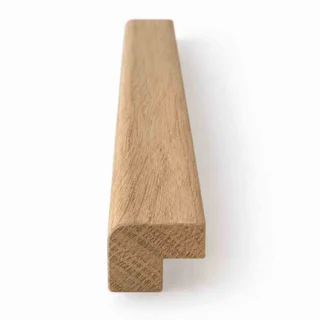 Bouton de porte Ligne en chêne massif huilé mat – 200 mm – Vendu à l’unité miniature 2