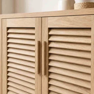 Bouton de porte Ligne en chêne massif huilé mat – 200 mm – Vendu à l’unité miniature 4