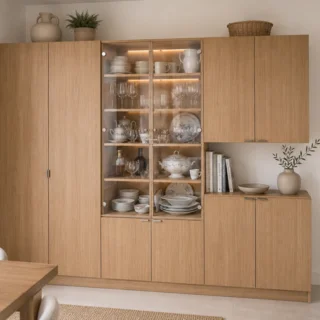 Aménagement bois sur mesure – portes pleines